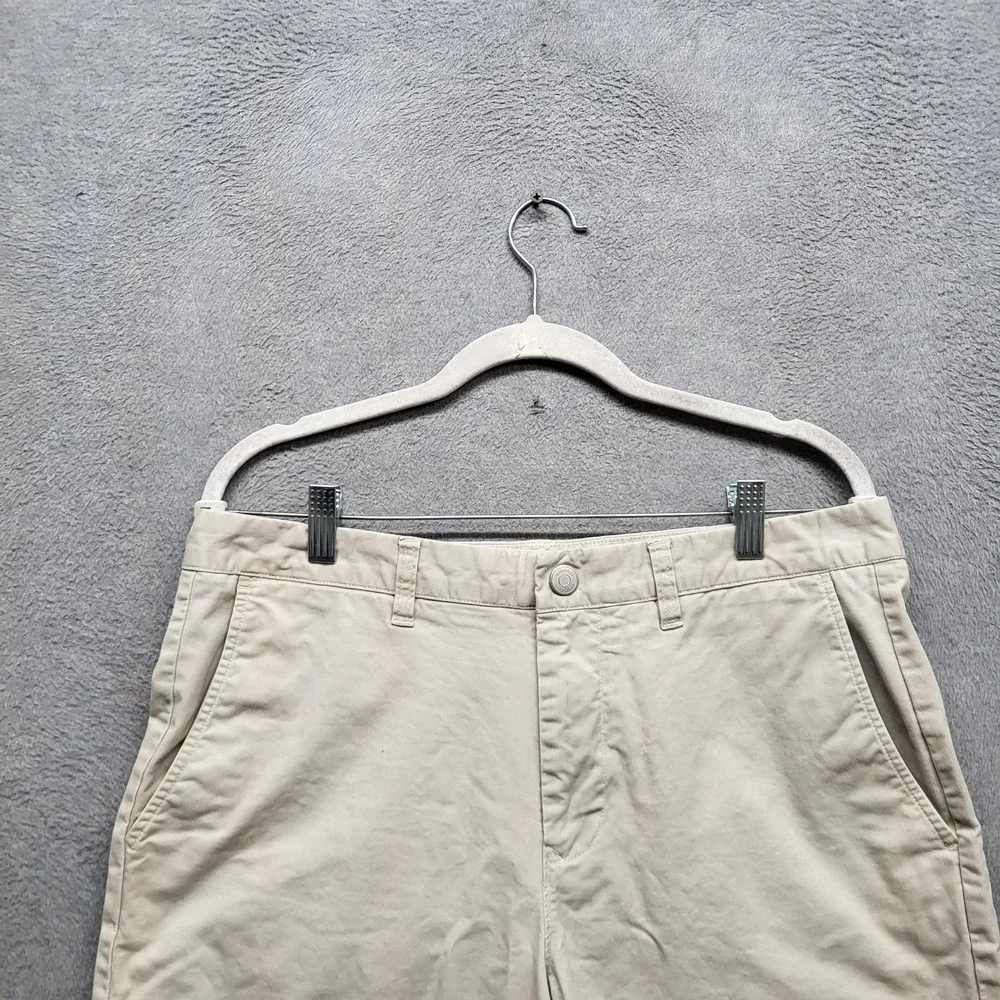 Bonobos Men Shorts 33 Beige Chino Twill Button 9